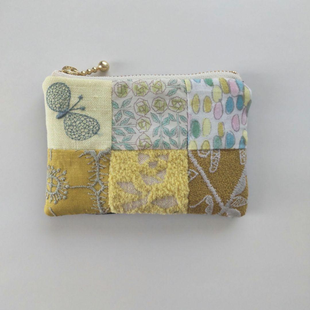ミナペルホネン ハンドメイド パッチワーク ミニポーチ - メルカリ