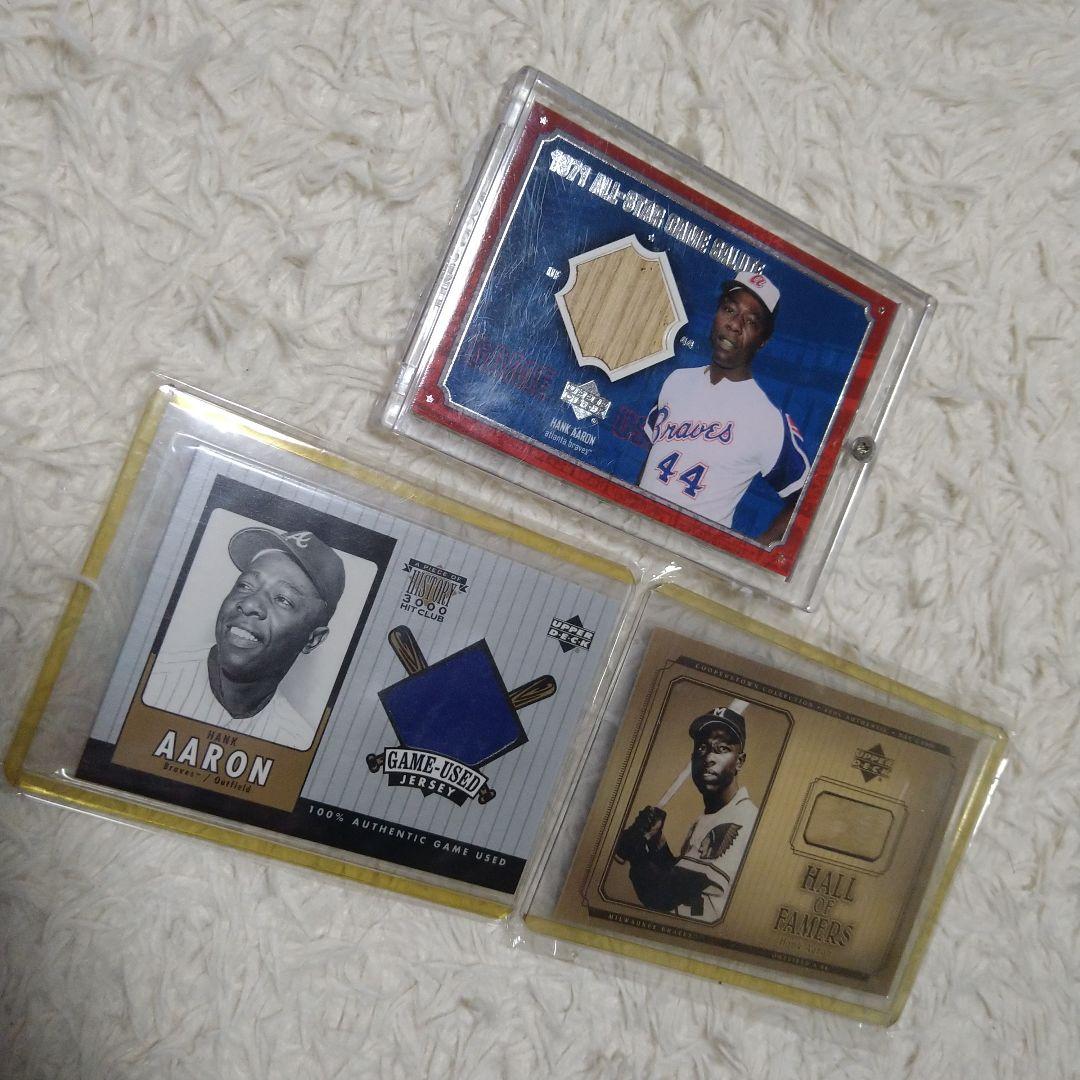 MLB ハンク・アーロンカード（ジャージ・バット）