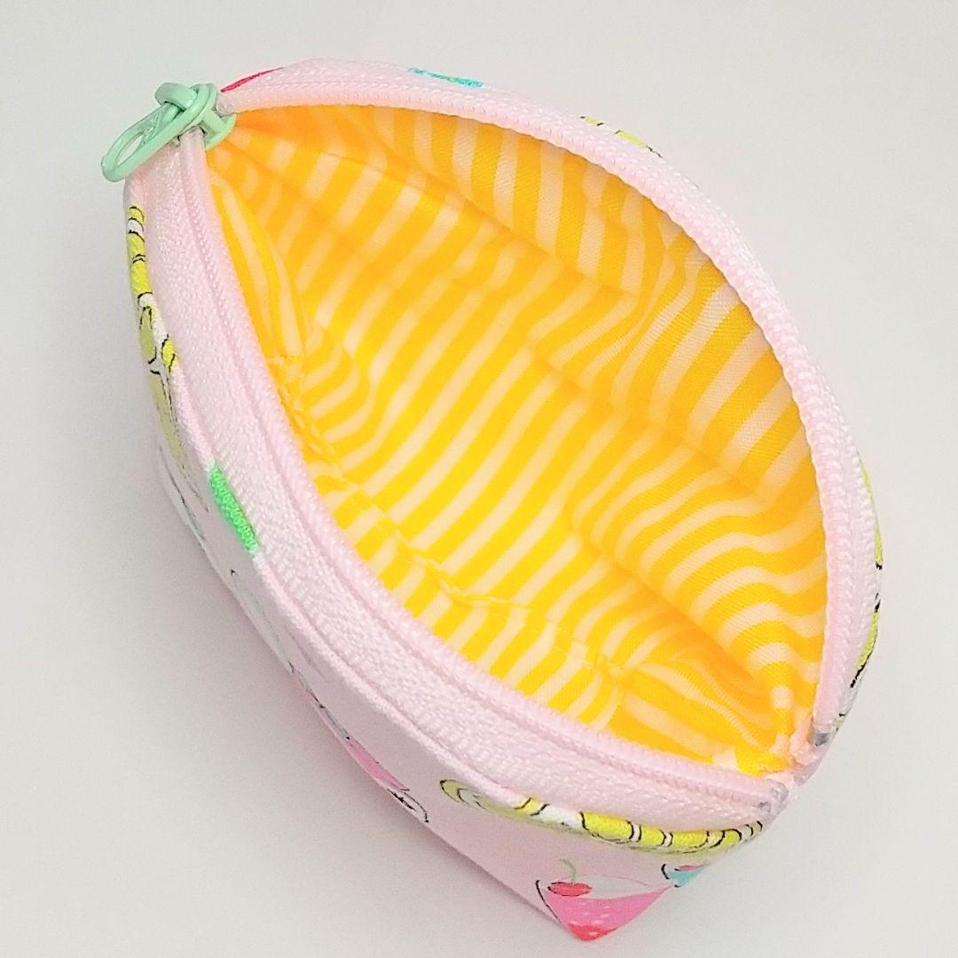 作品例★ハンドメイド ポーチ ハニーチューン レトロ アニマル うさぎ ピンク