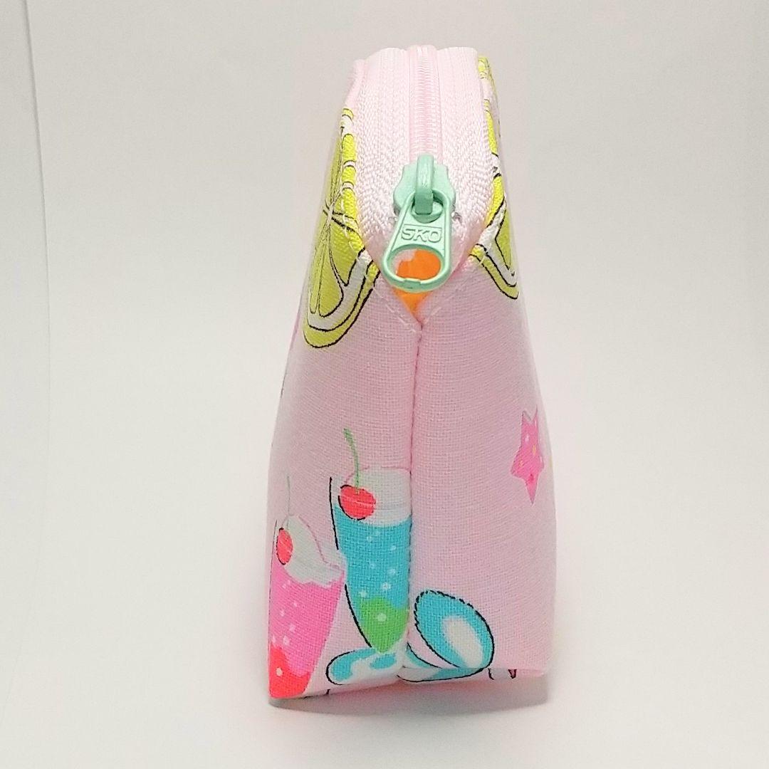 作品例★ハンドメイド ポーチ ハニーチューン レトロ アニマル うさぎ ピンク