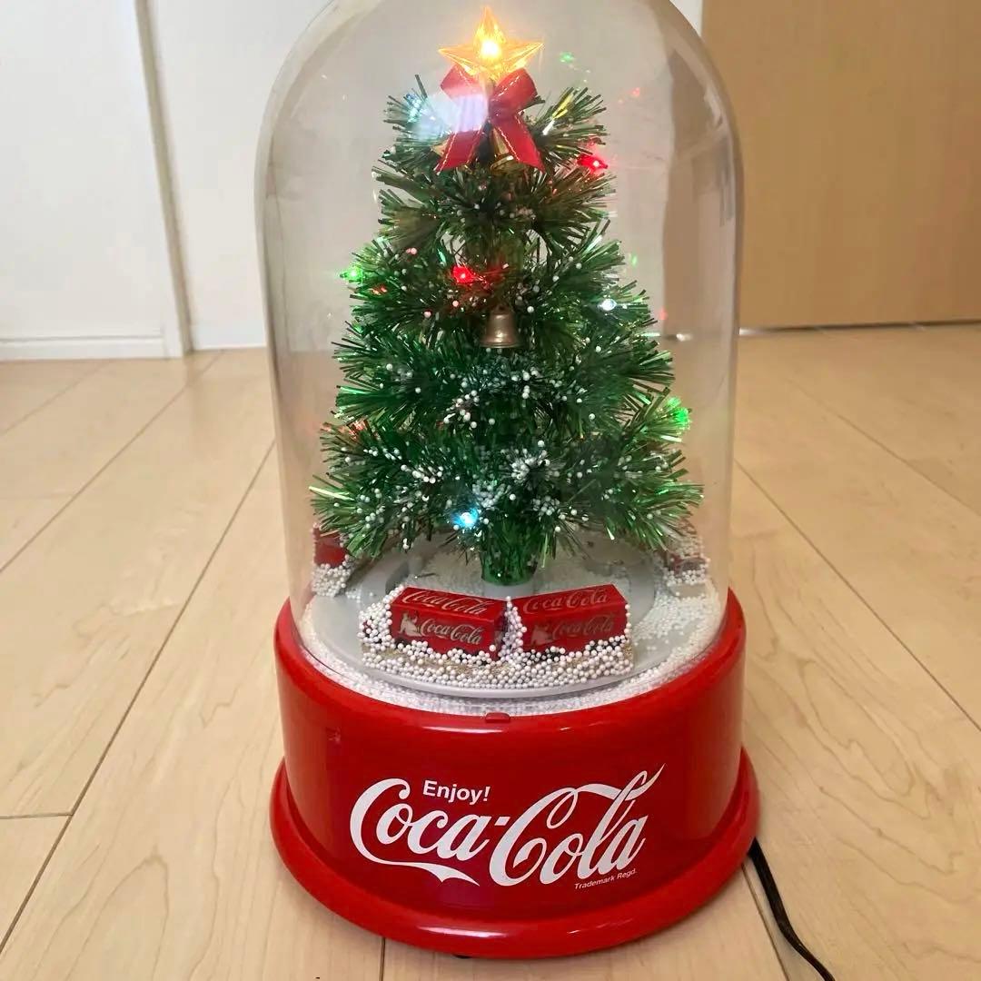 値下げ中】コカコーラ非売品 クリスマスツリー スノードーム - メルカリ