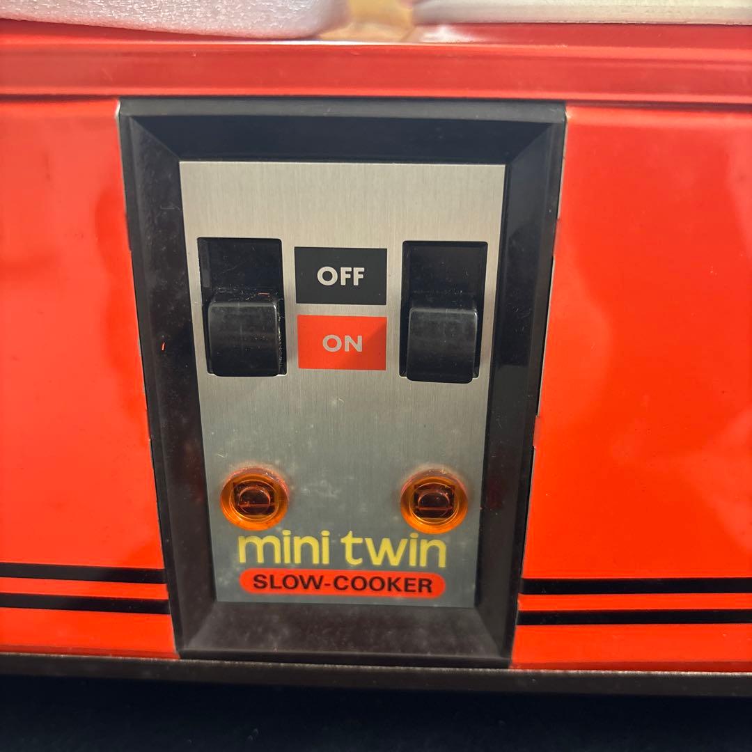 今西金属　 クロックポット　ミニツインクロック　スロークッカー　昭和レトロ家電