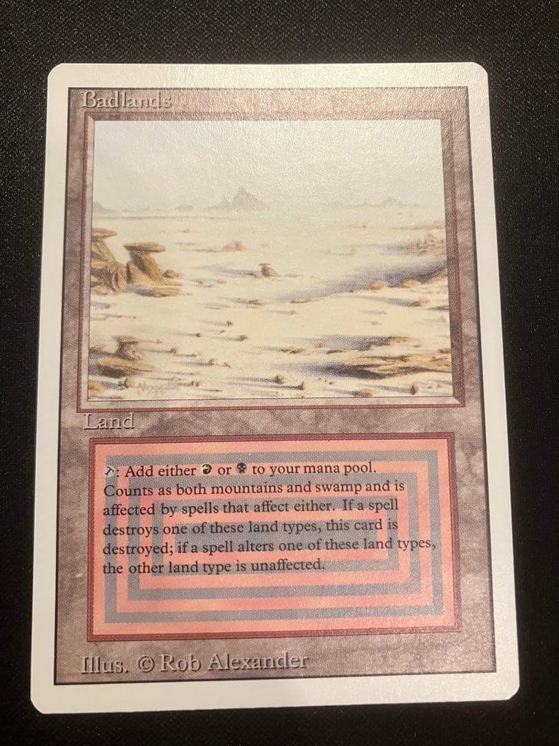 MTG Bayou Badlands デュアルランド