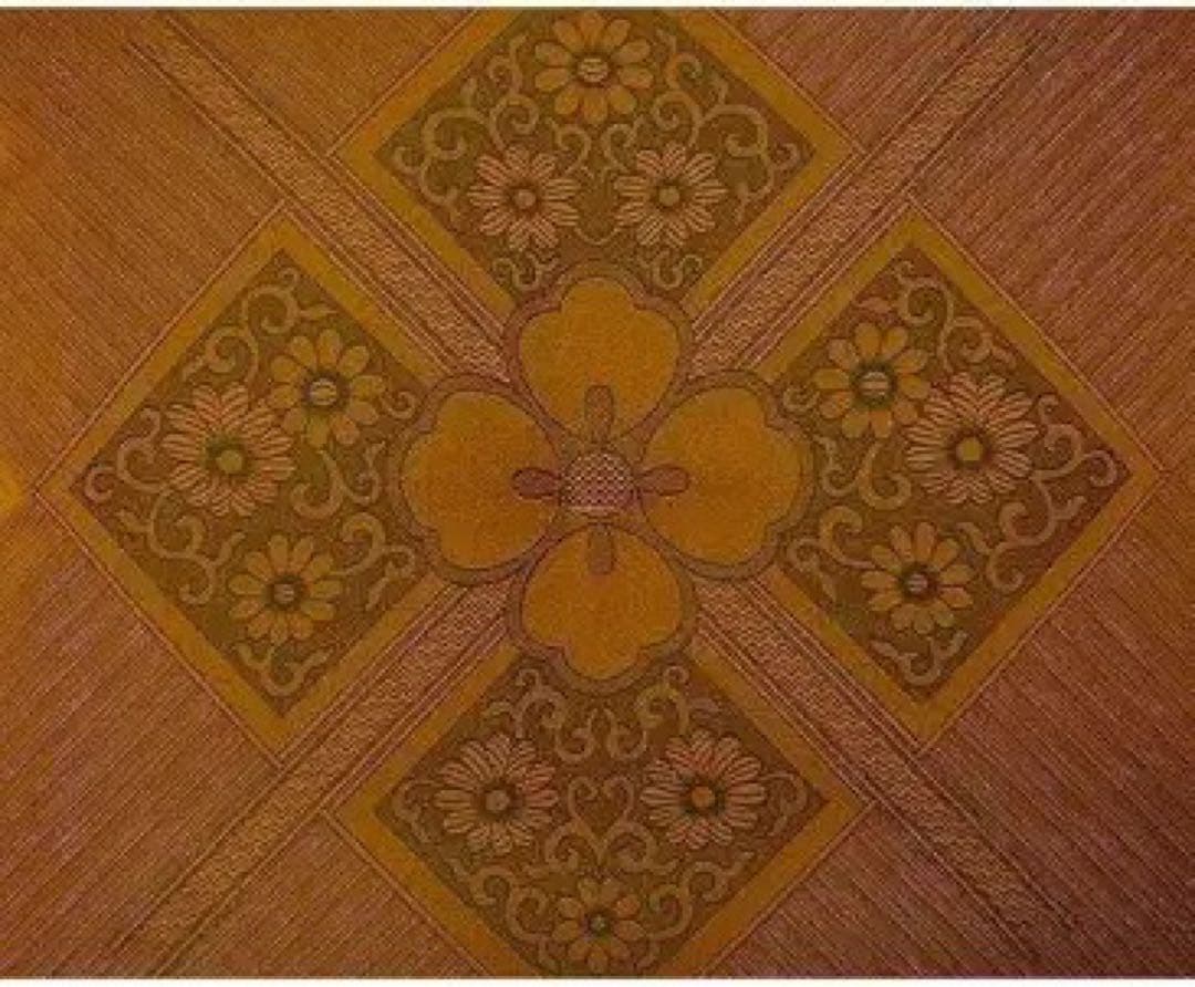 ふくれ織り　座布団五枚セット　(法要、法事に) 使用感あり