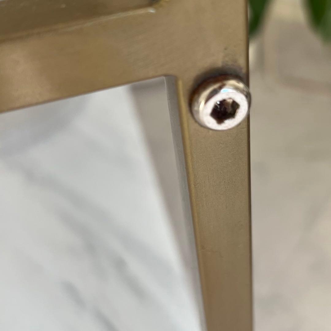 LOWYA 大理石柄オープンラック4段→大阪市内引き取り、直接取引も可能