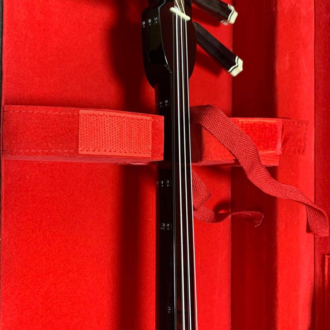 沖縄 三線 本蛇皮 強化張りハードケース付き