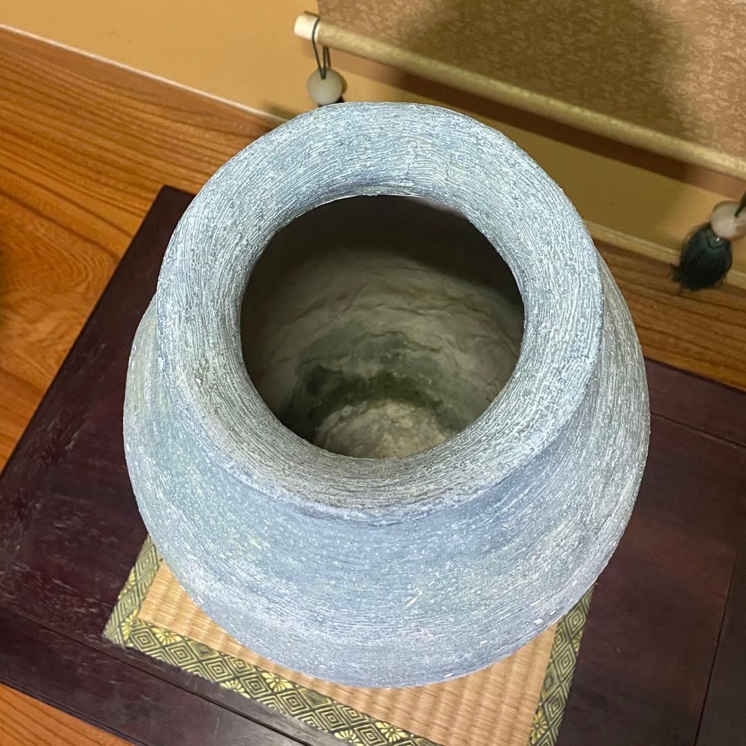 壺 傘立て 花器 約43㎝ アンティーク風 オブジェ