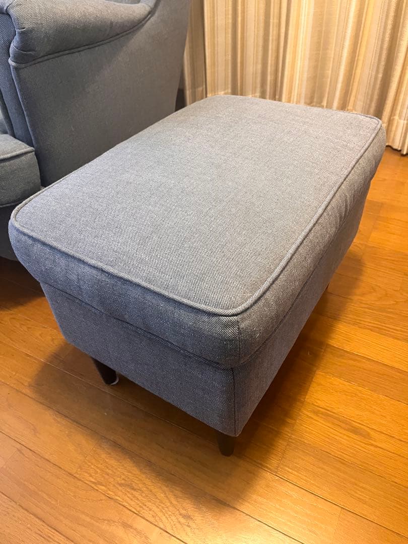 IKEA ストランドモン ウィングチェア　グレー※オットマン別出品あり