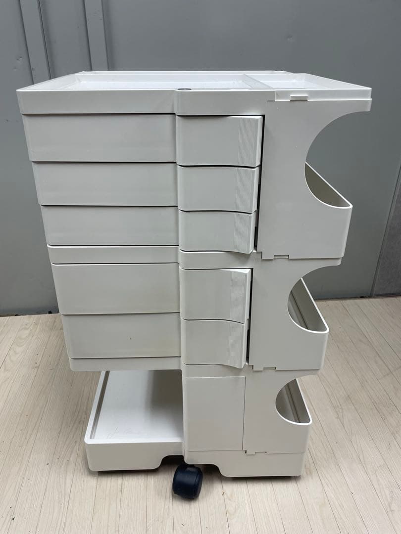 B-LINE ボビーワゴン3段 5トレイ ホワイト