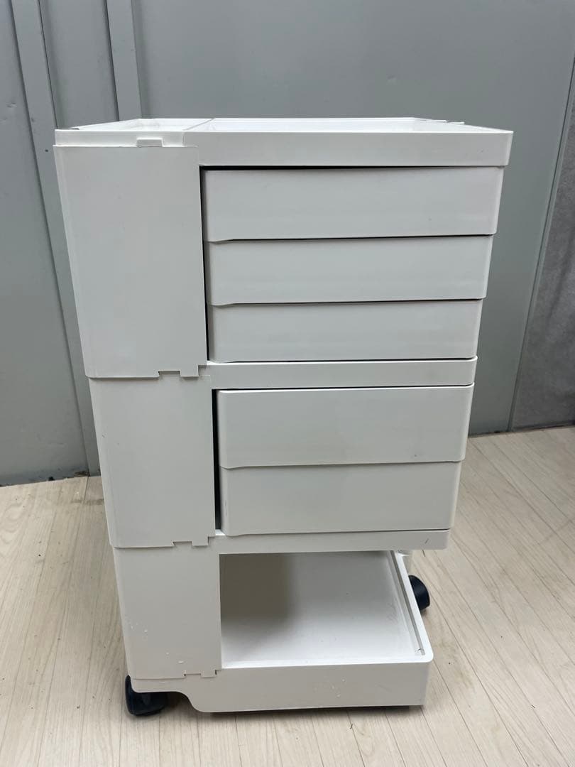 B-LINE ボビーワゴン3段 5トレイ ホワイト