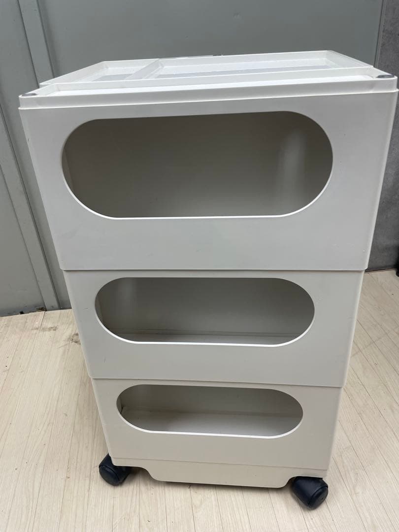 B-LINE ボビーワゴン3段 5トレイ ホワイト