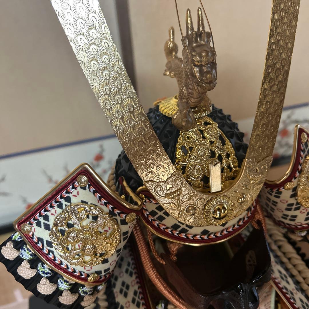 伝統的 五月人形 武士の兜セット