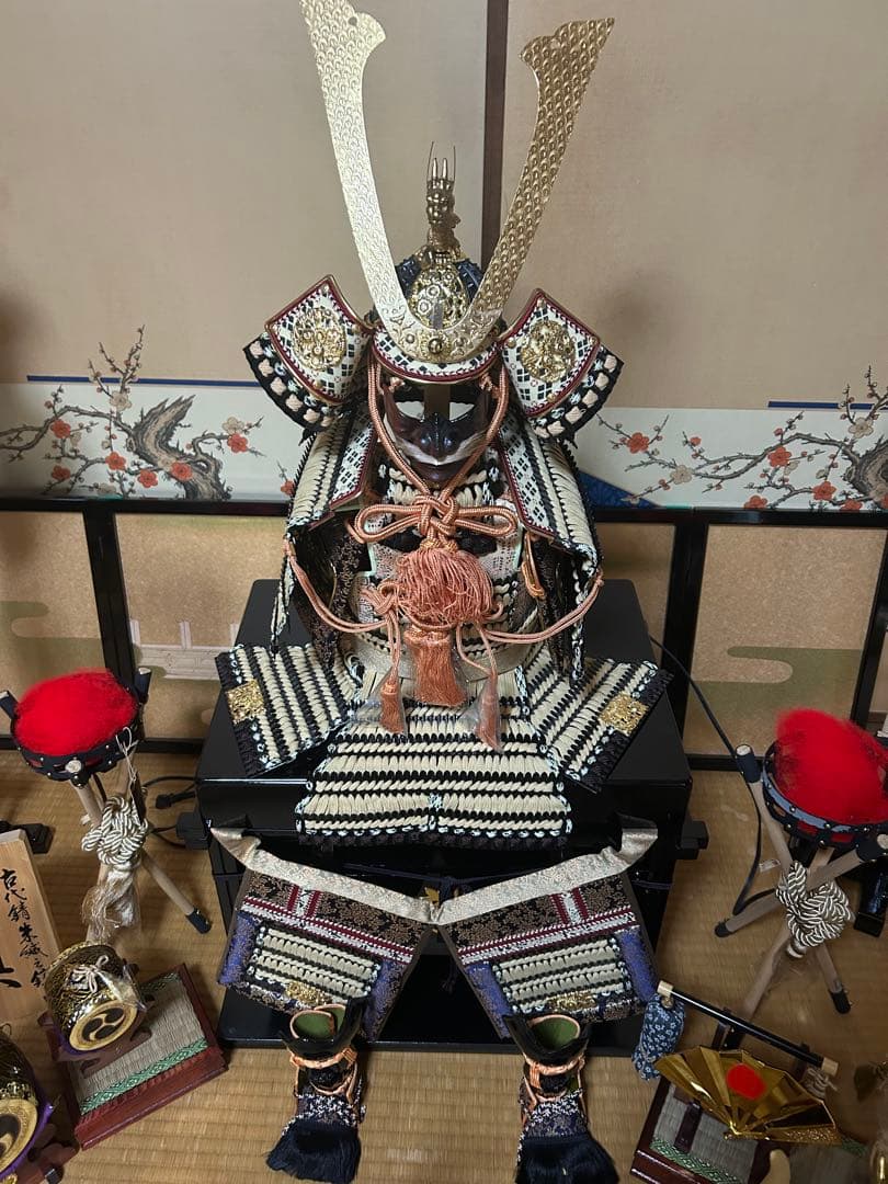 伝統的 五月人形 武士の兜セット