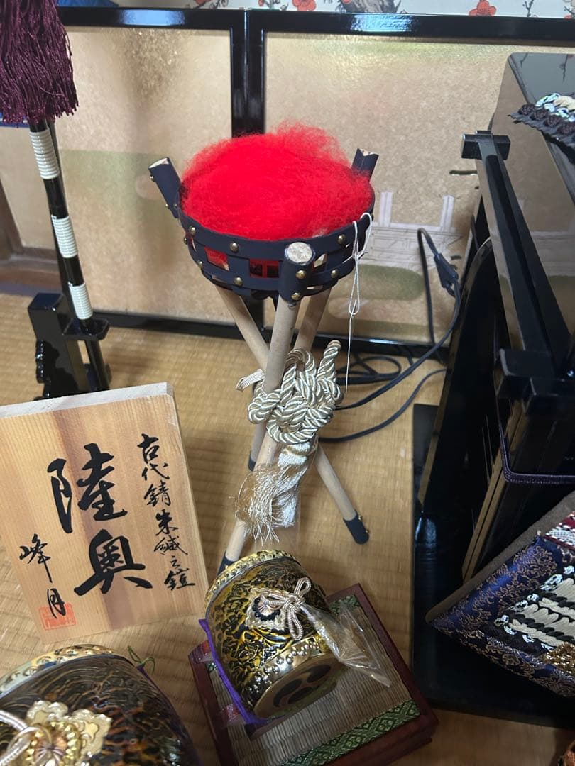 伝統的 五月人形 武士の兜セット