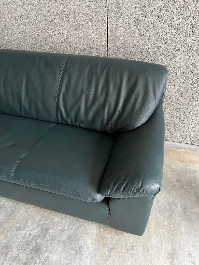 ✨【ヴィンテージ・美品】カンディハウス 本革レザーソファ 3人掛け✨