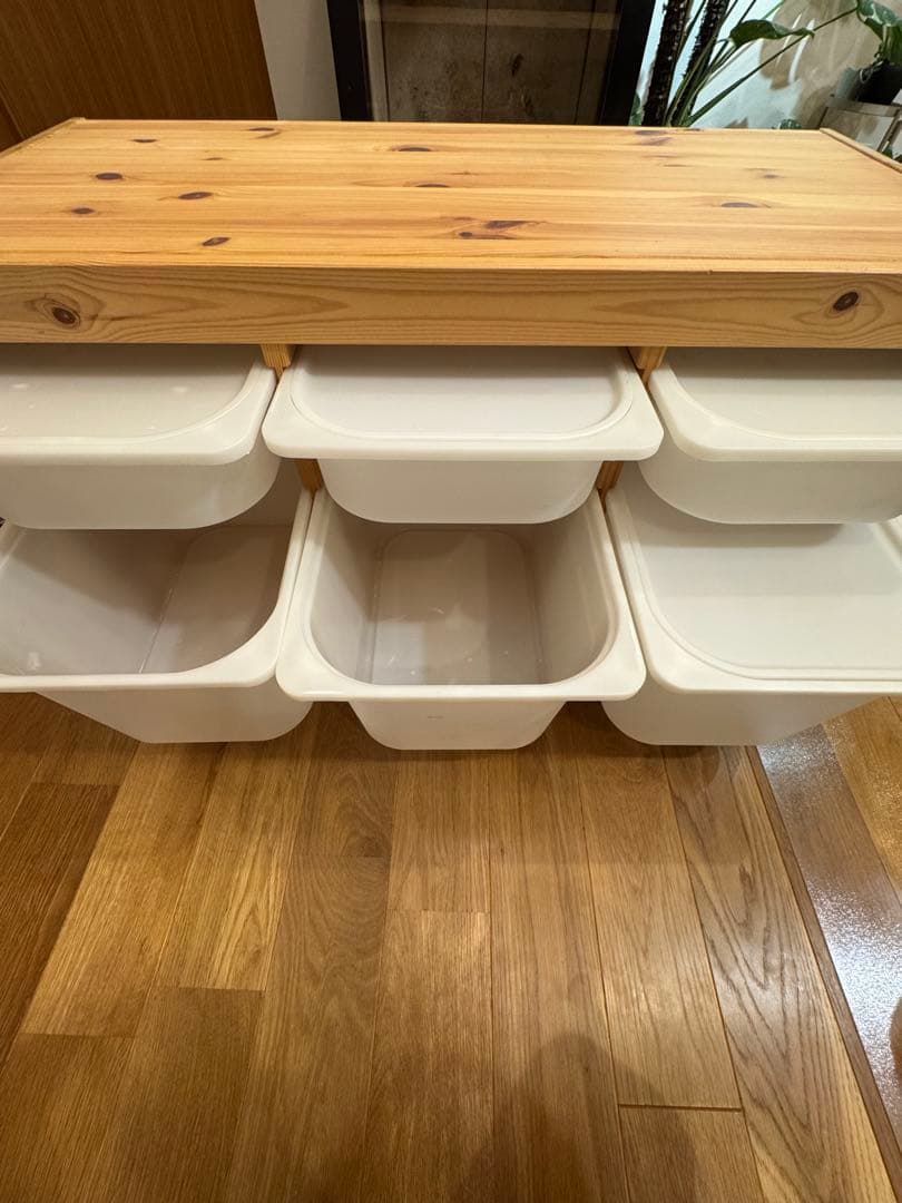 IKEA トロファスト 木製おもちゃ箱・収納棚　TROFAST イケア