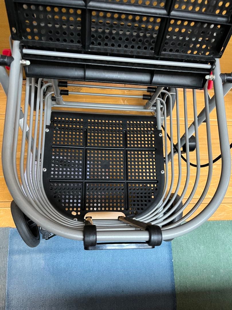 折りたたみシルバーカー ブラック【ひまわり様】