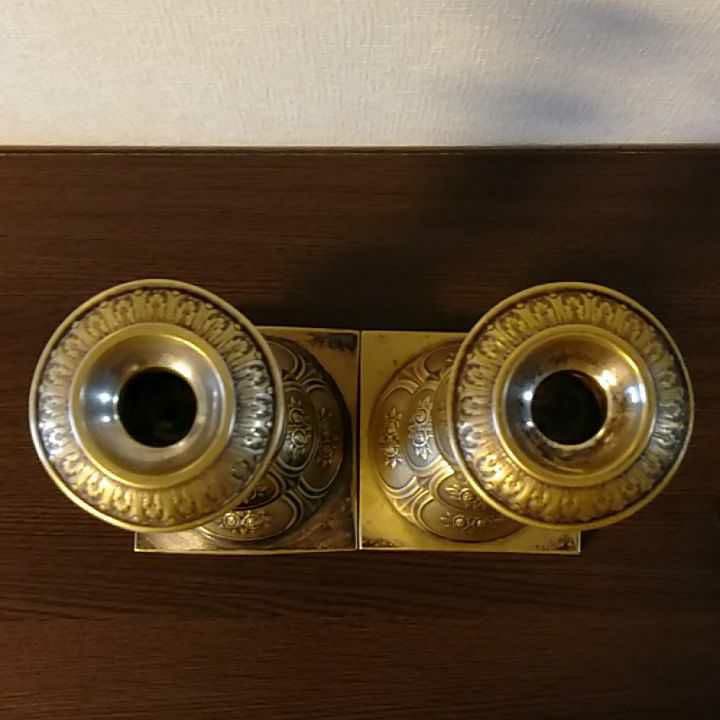 【激レア】シャバット(安息日)用のキャンドルスタンド　アンティーク　ユダヤ　燭台