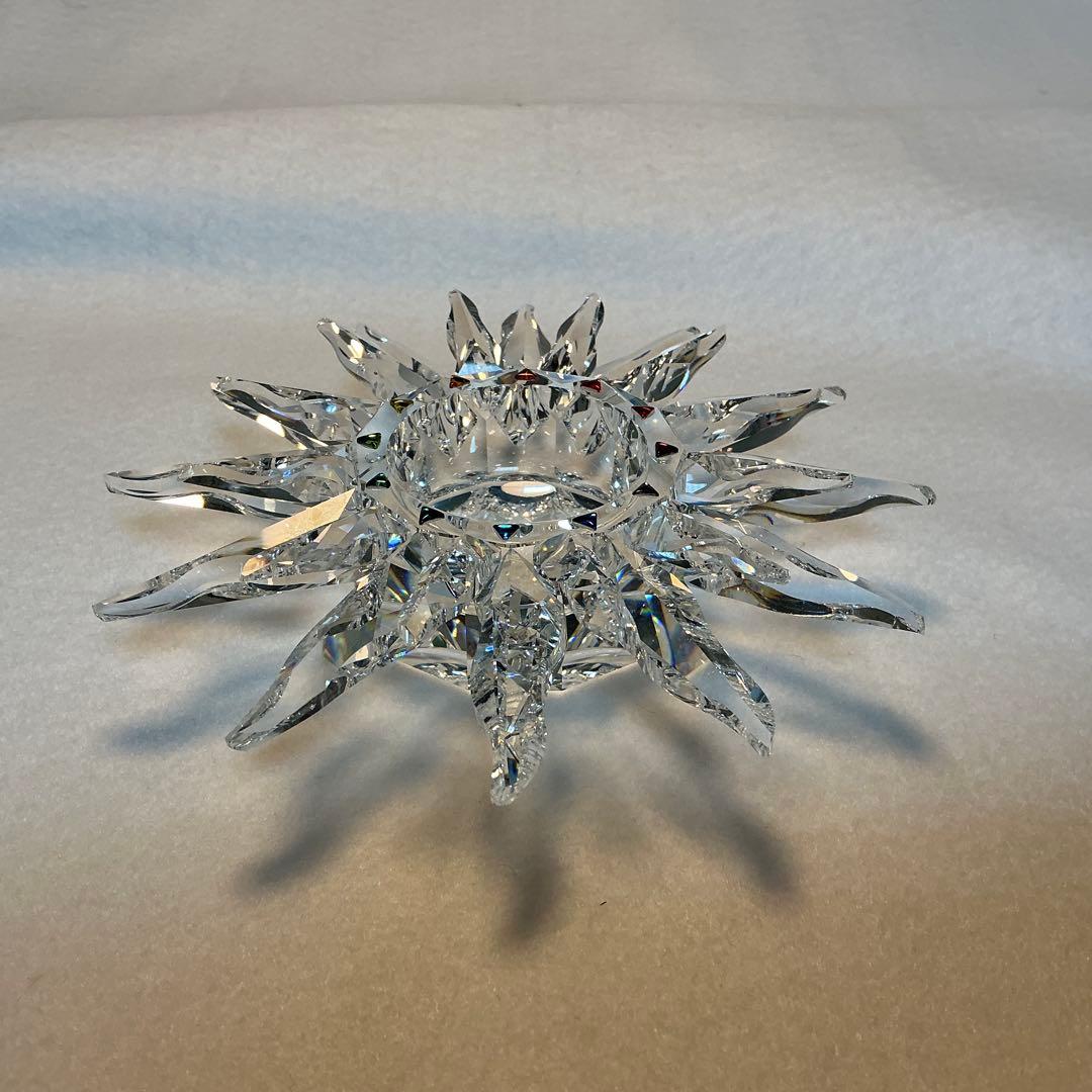 クリスタル 太陽形オブジェ 付属品付き