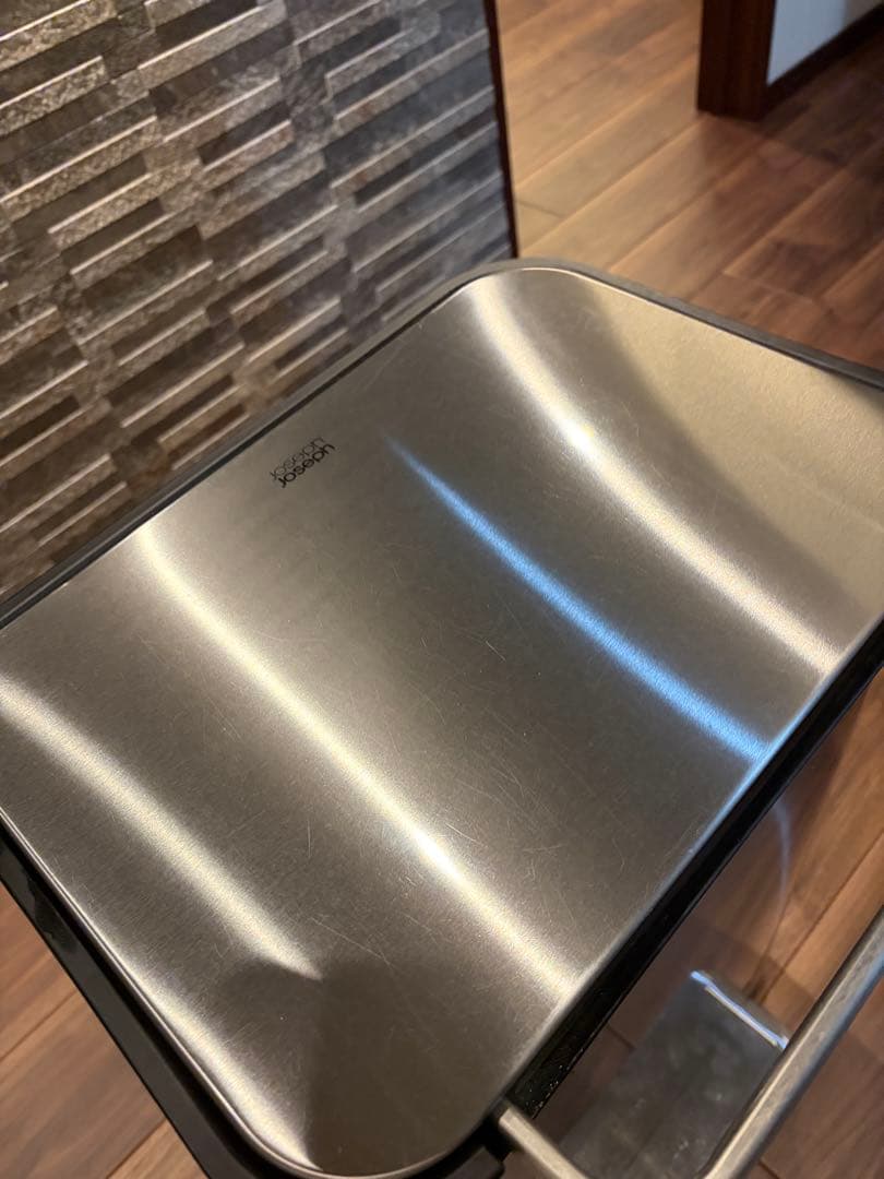 Joseph Joseph ゴミ箱 クラッシュボックス ステンレス 30L