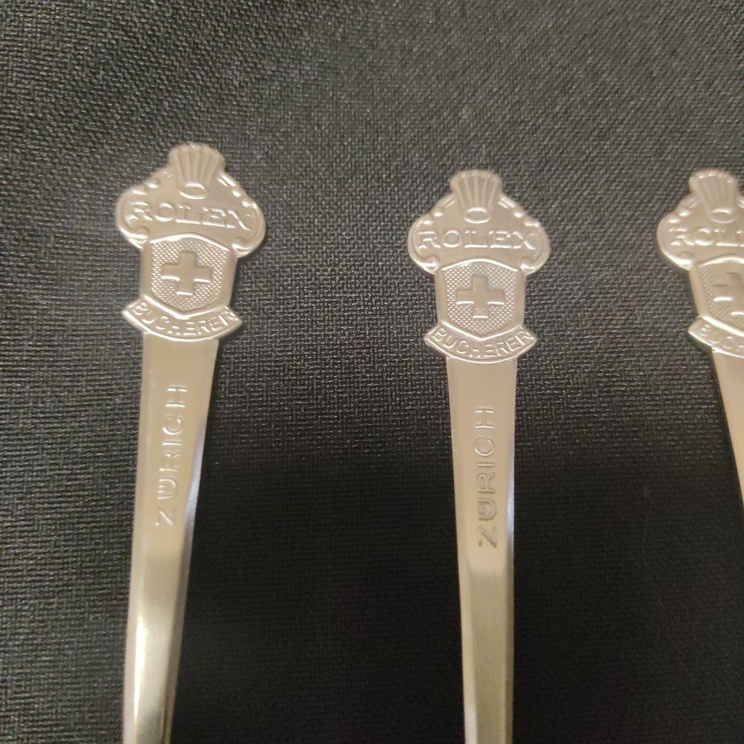 ロレックス。ROLEX。スプーン。6本。