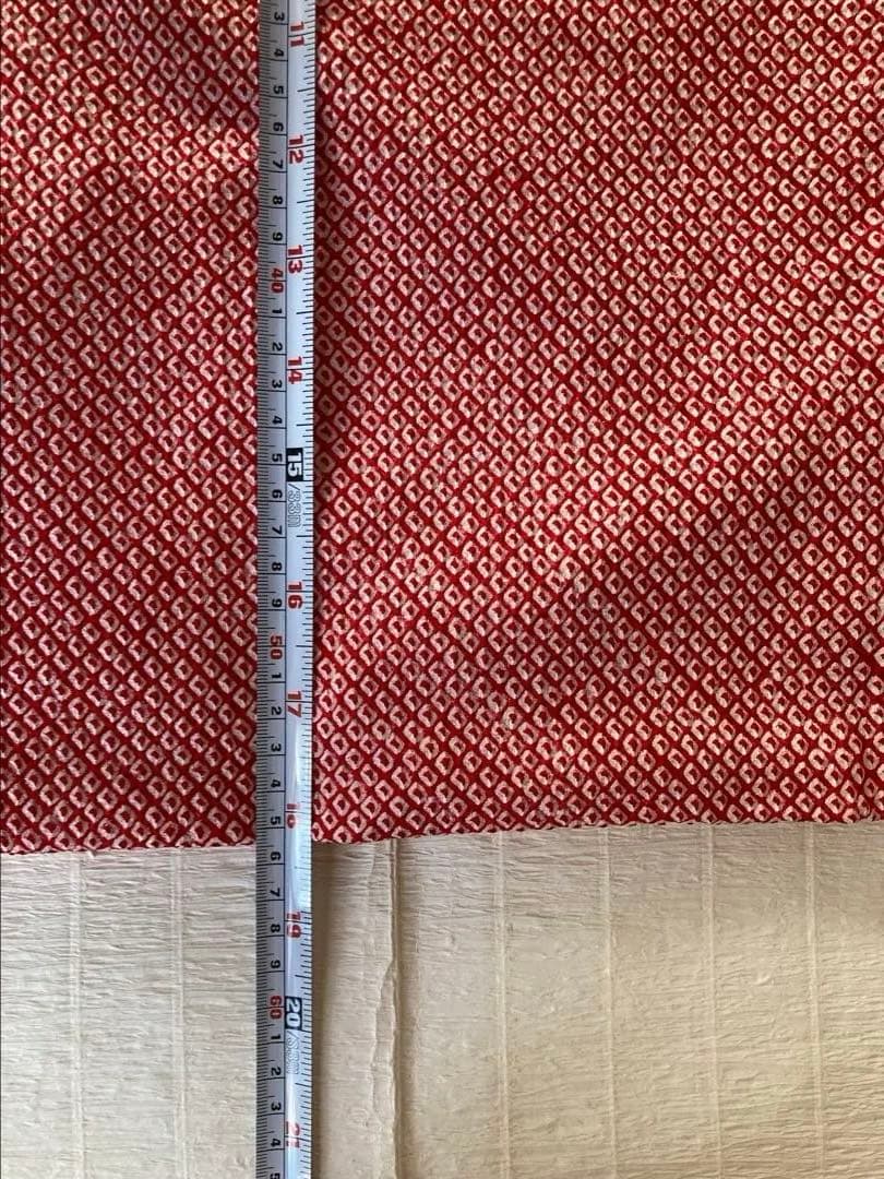 最高級　京都古川被布　おはりばこ髪飾り　総絞り着物　長襦袢　草履　足袋フルセット