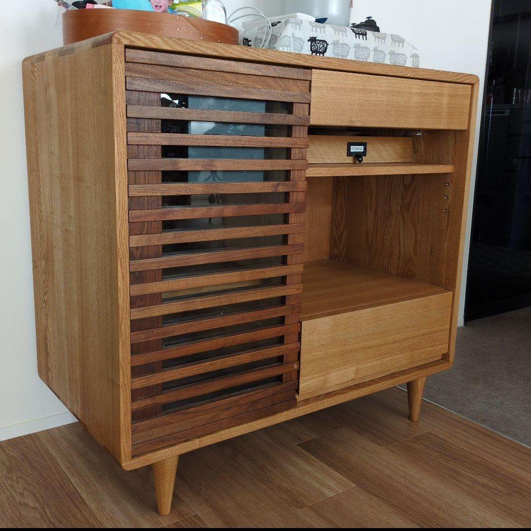 匠デザイン 無垢材 キャビネット サイドボード