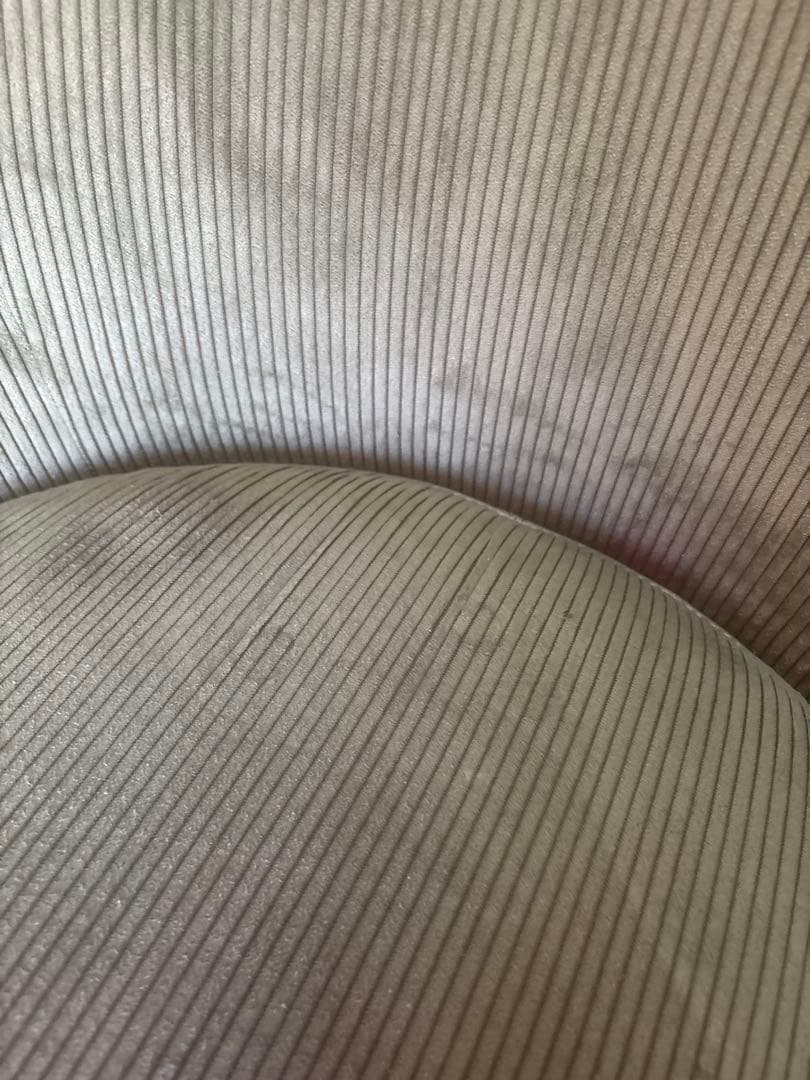 グリーン系 円形シート 椅子　1人用ソファ