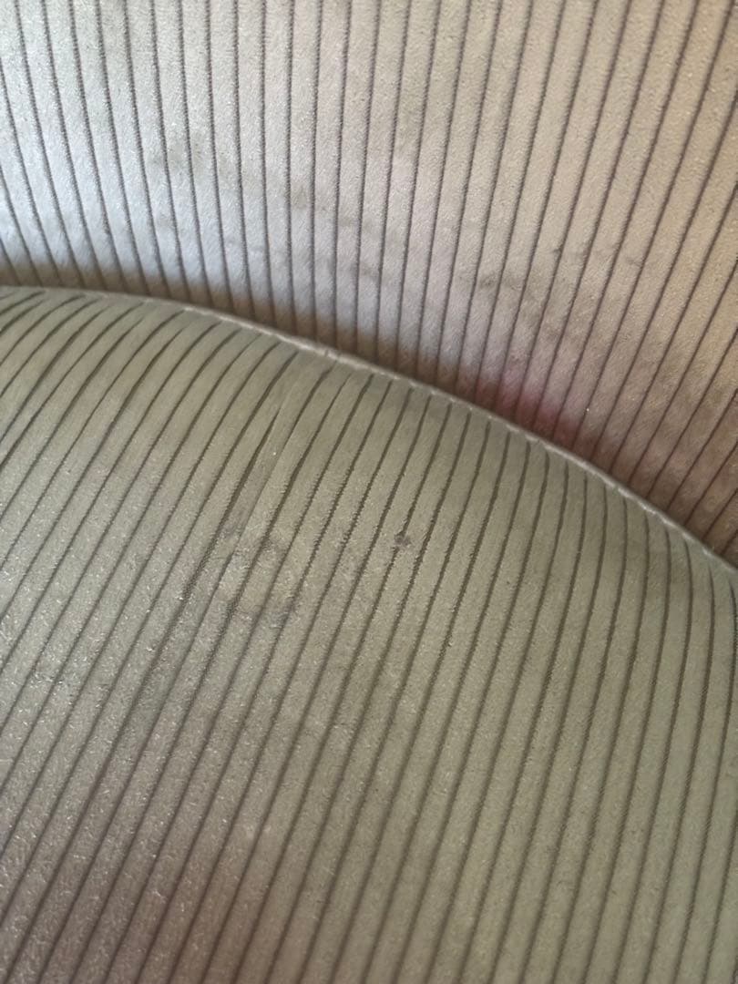 グリーン系 円形シート 椅子　1人用ソファ