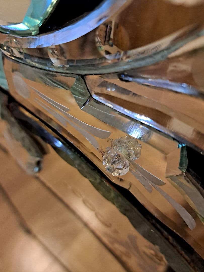 アンティーク ビンテージ 　ベネチアンミラー アンティークミラー