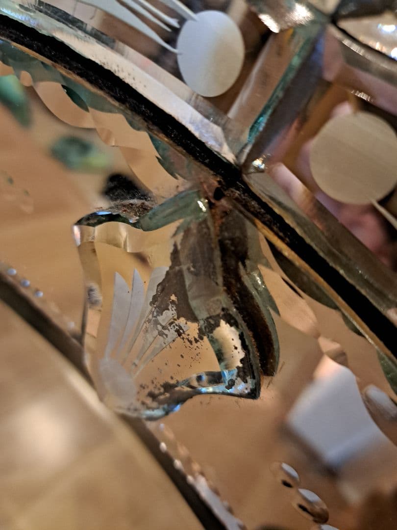 アンティーク ビンテージ 　ベネチアンミラー アンティークミラー