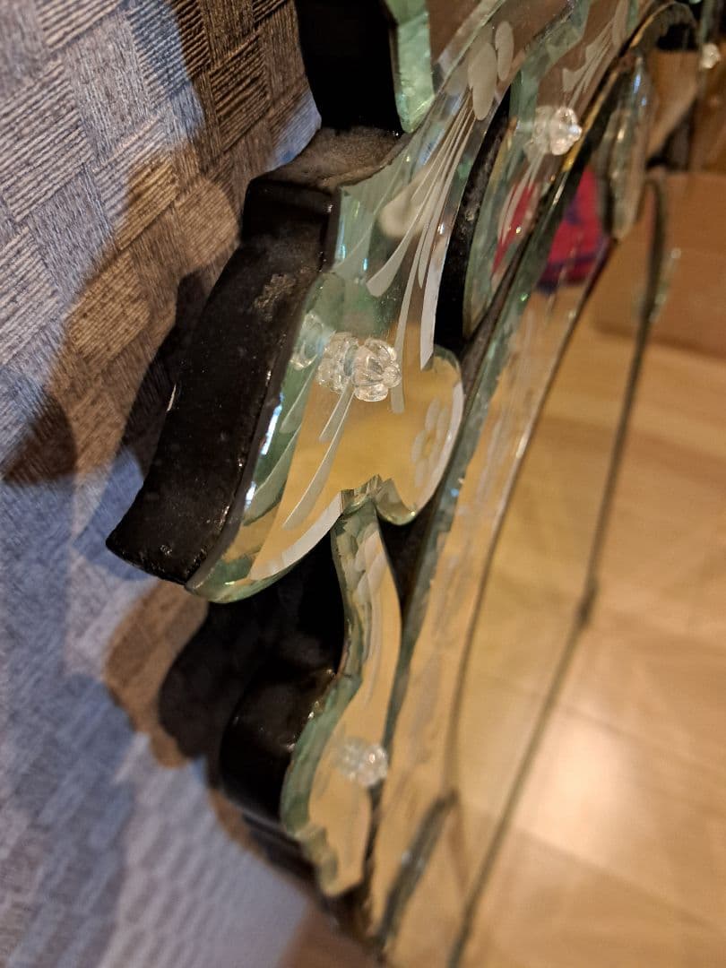 アンティーク ビンテージ 　ベネチアンミラー アンティークミラー