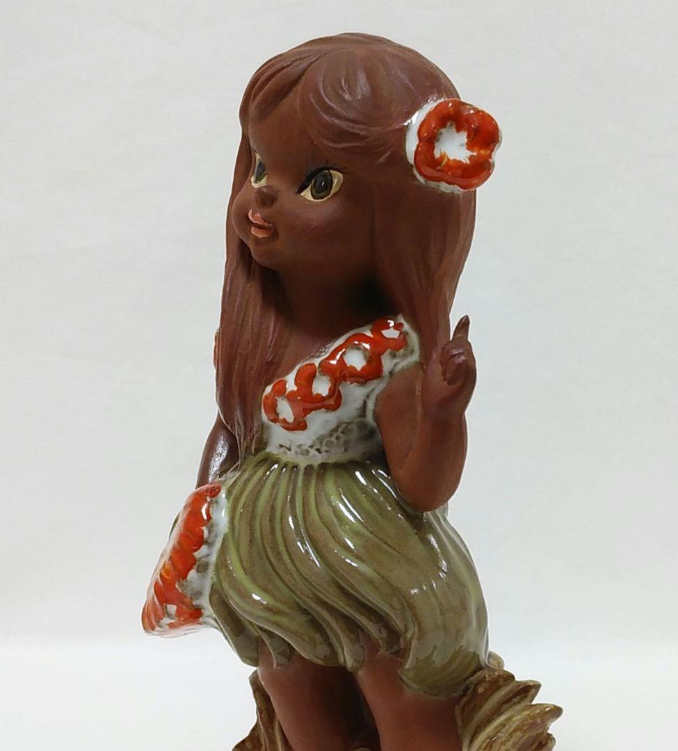 ハワイアン人形 フラドール置物❤︎1960年ハワイアンティーク・オリジナル人形