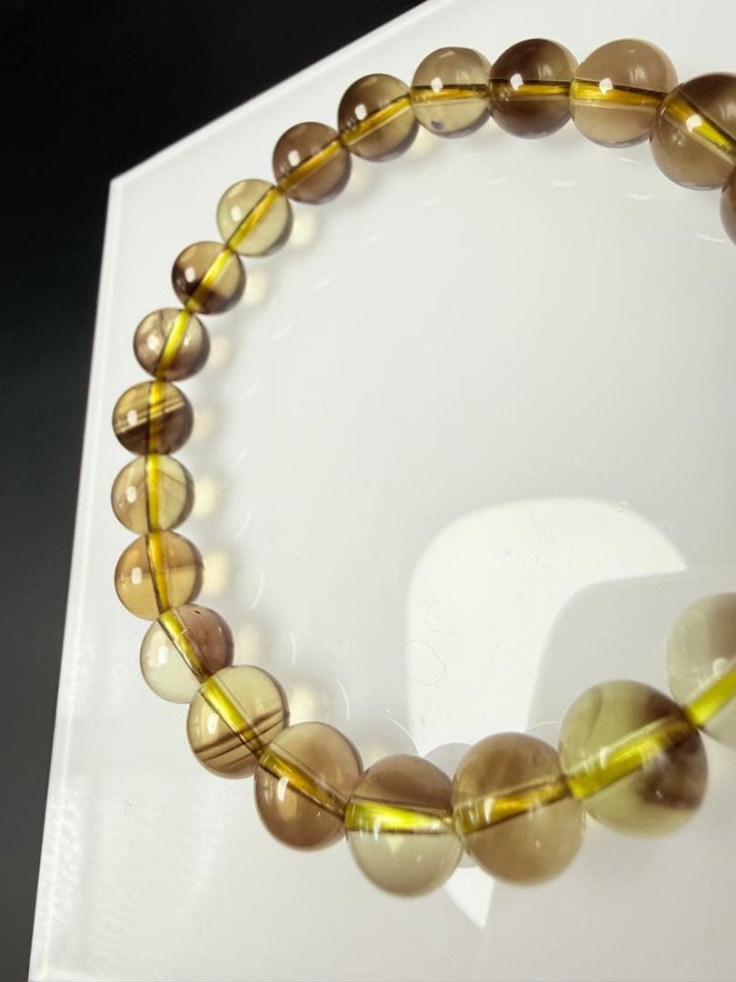 ブラックファントムイエロークォーツブレスレット【ハイクオリティ】ゼウスクォーツ