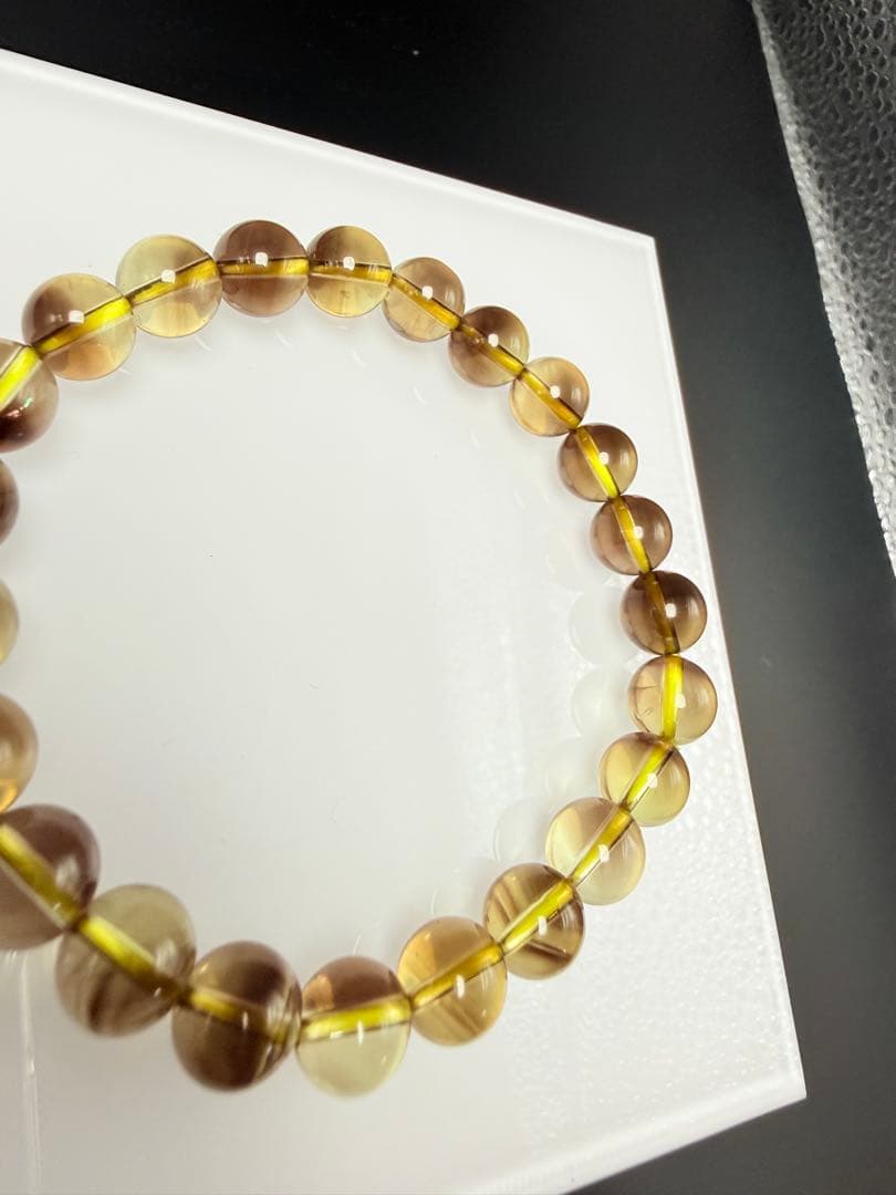 ブラックファントムイエロークォーツブレスレット【ハイクオリティ】ゼウスクォーツ