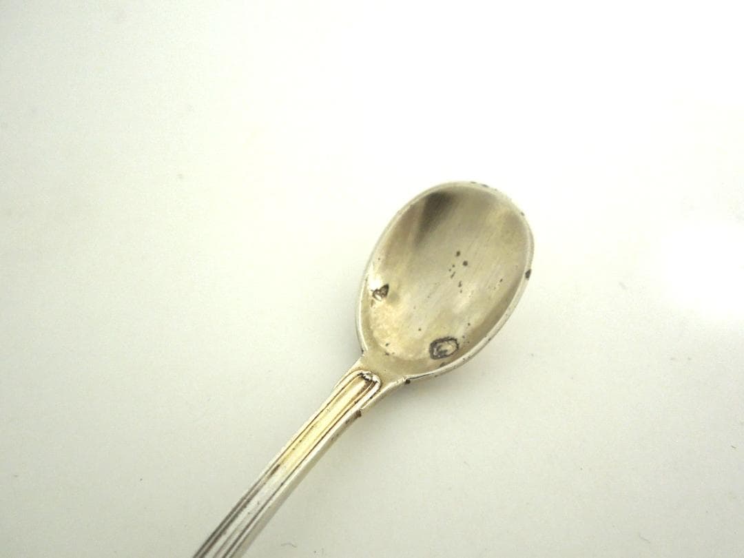 ピュイフォルカ　シルバーソルトスプーン　Puiforcat 純銀