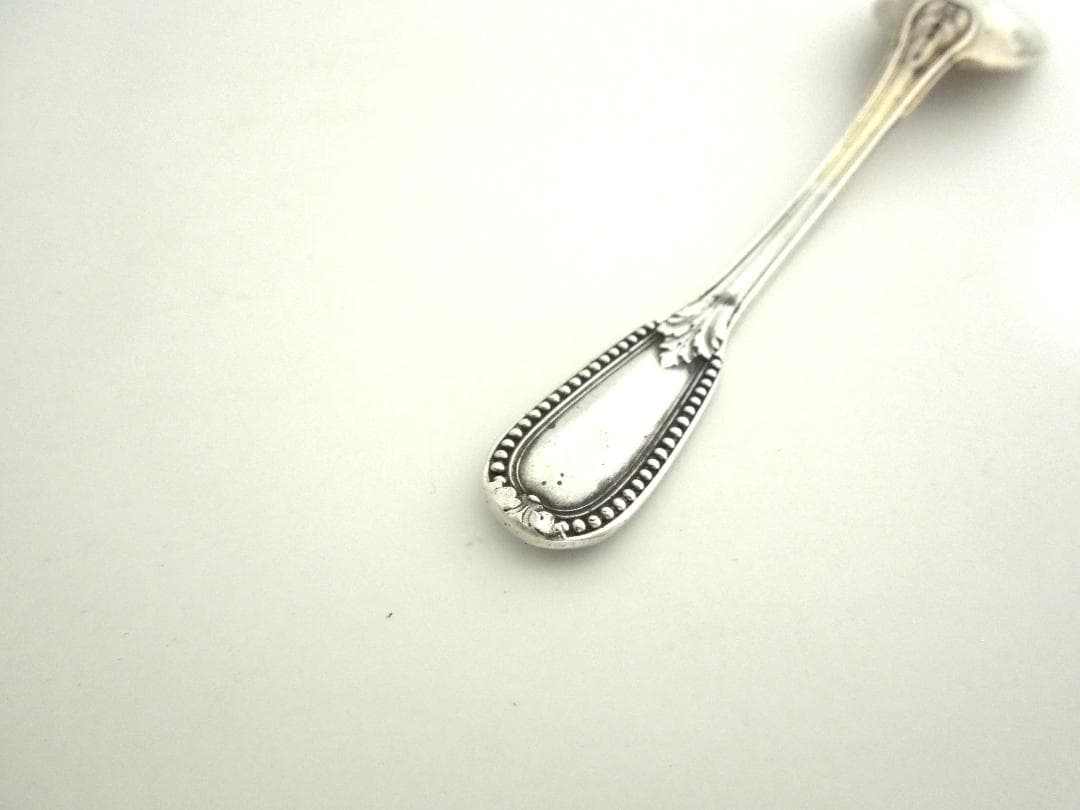 ピュイフォルカ　シルバーソルトスプーン　Puiforcat 純銀