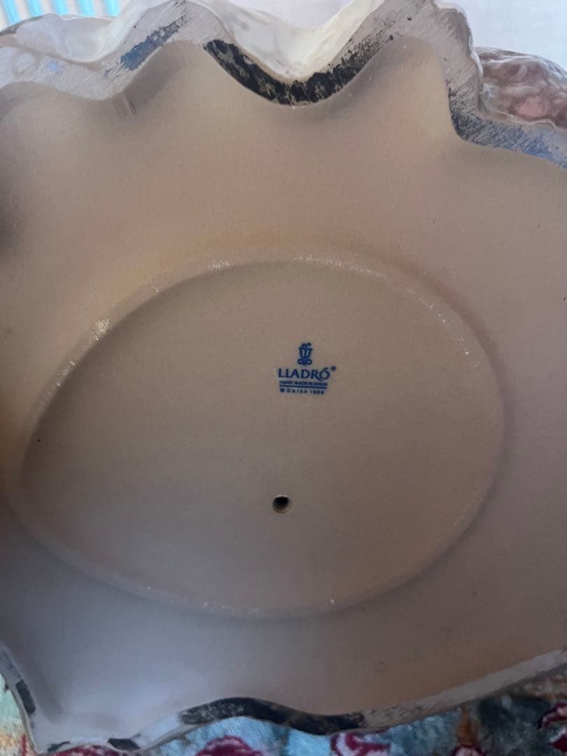 リアドロ　人形　子供と犬