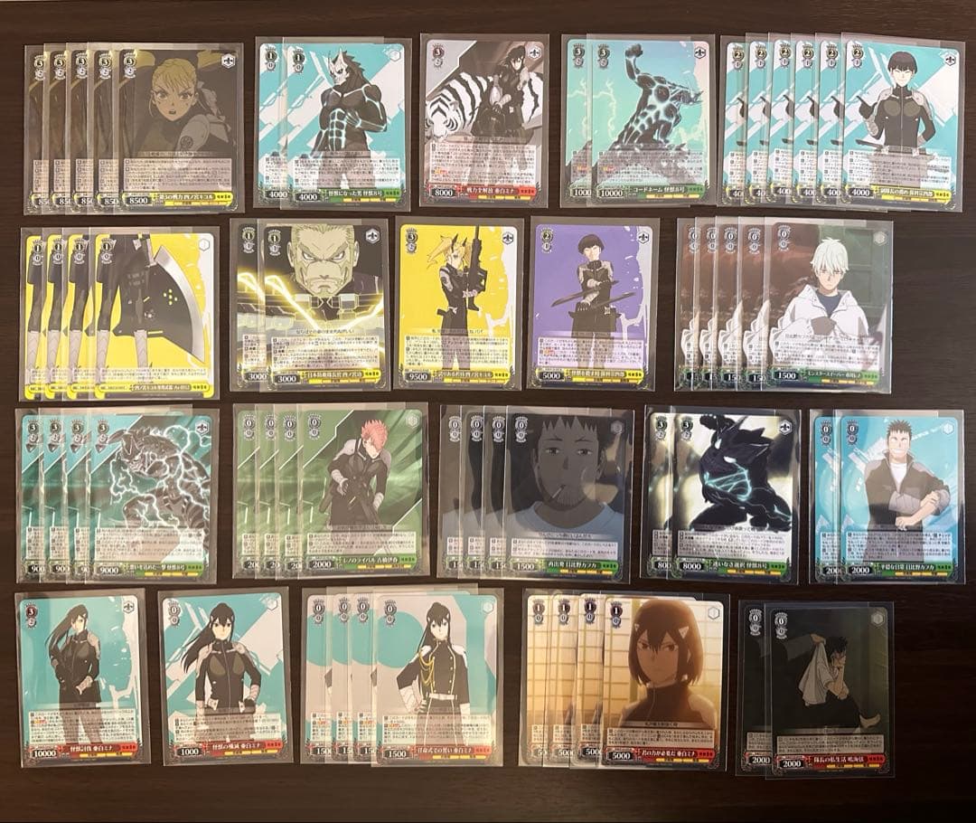 ヴァイス 怪獣8号 デッキ2つ 調整パーツおまけつき