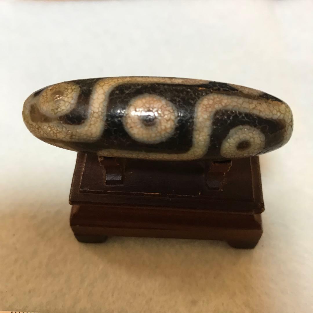 超激レア珍品‼︎ 古代龍紋　九眼天珠