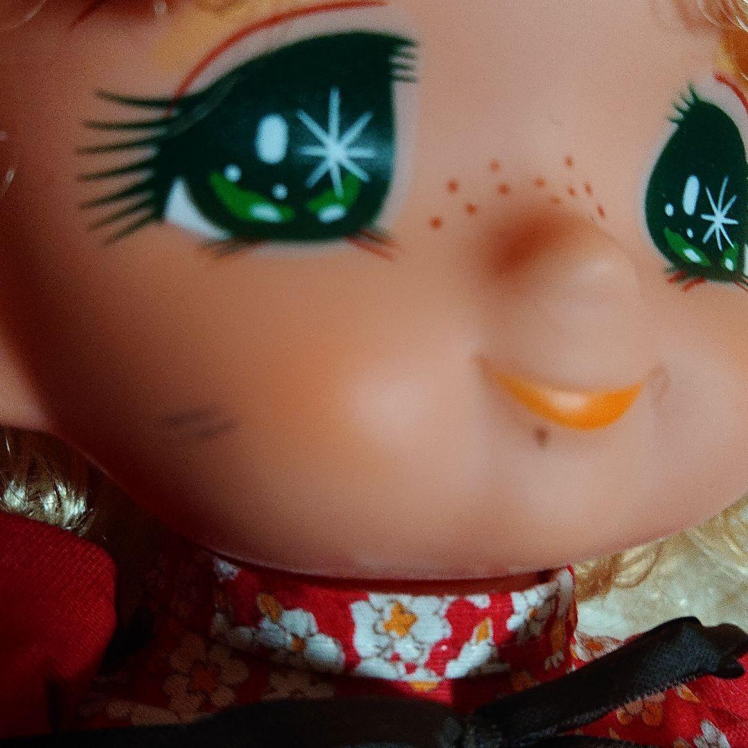 値下げしました　昭和レトロ キャンディキャンディ立ちお人形 レッド ①