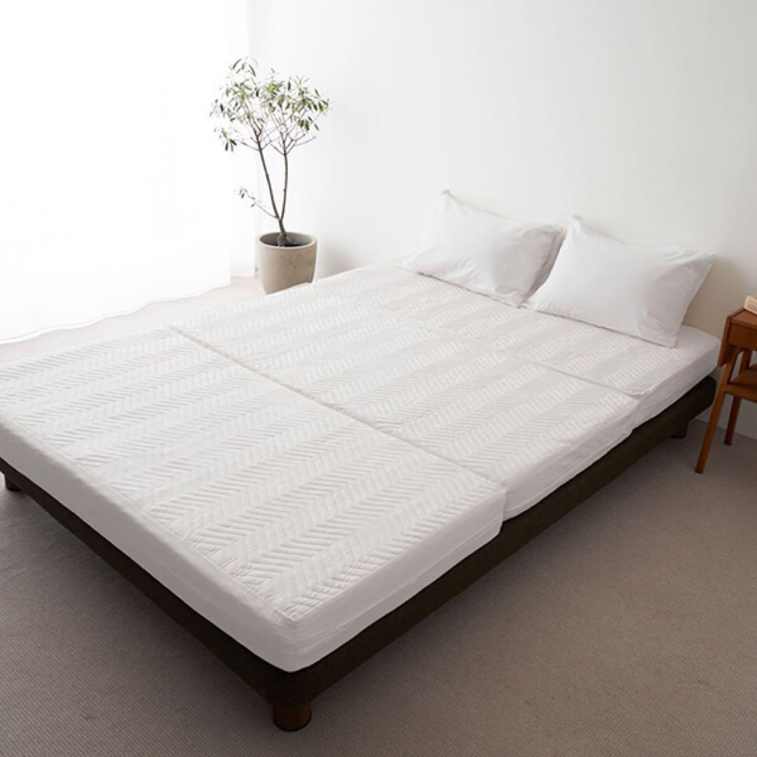 【値下げ中】雲のやすらぎプレミアム 三つ折り マットレス セミダブル