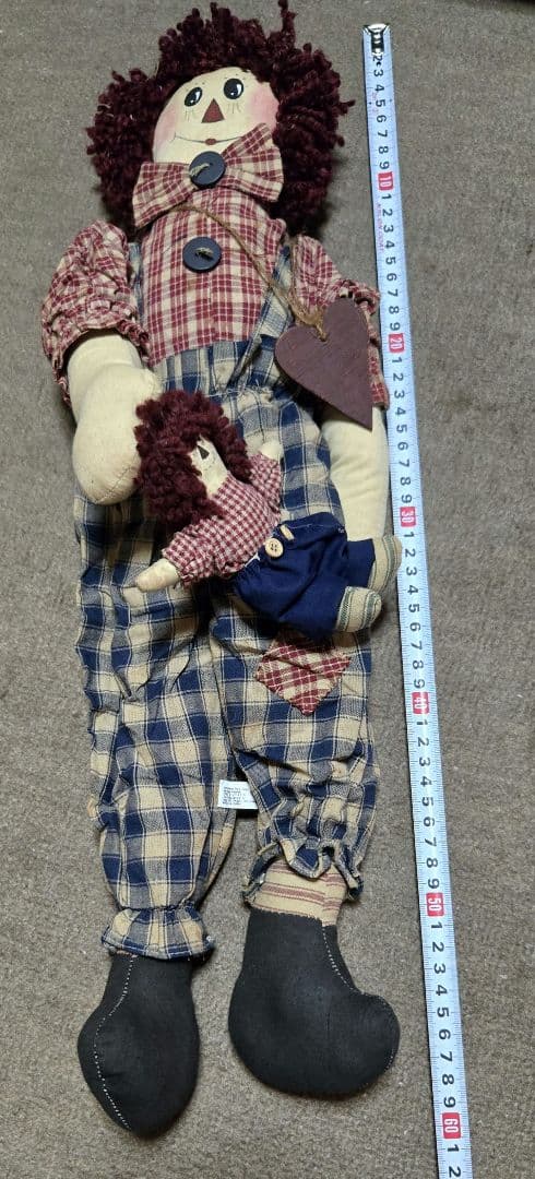 ラガディ＆アン カントリー風 ドールぬいぐるみ 4点セット