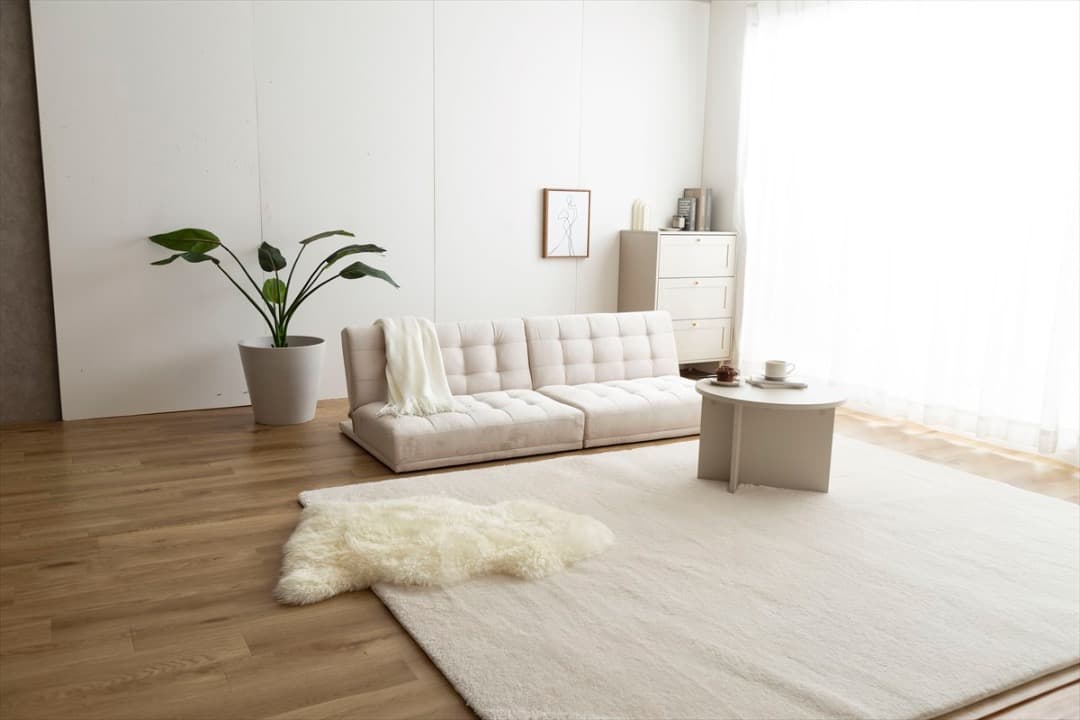 【送料無料】【2点セット】Lillian ベロアソファ リクライニング式 天然木