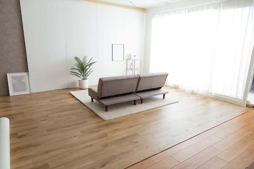 【送料無料】【2点セット】Lillian ベロアソファ リクライニング式 天然木