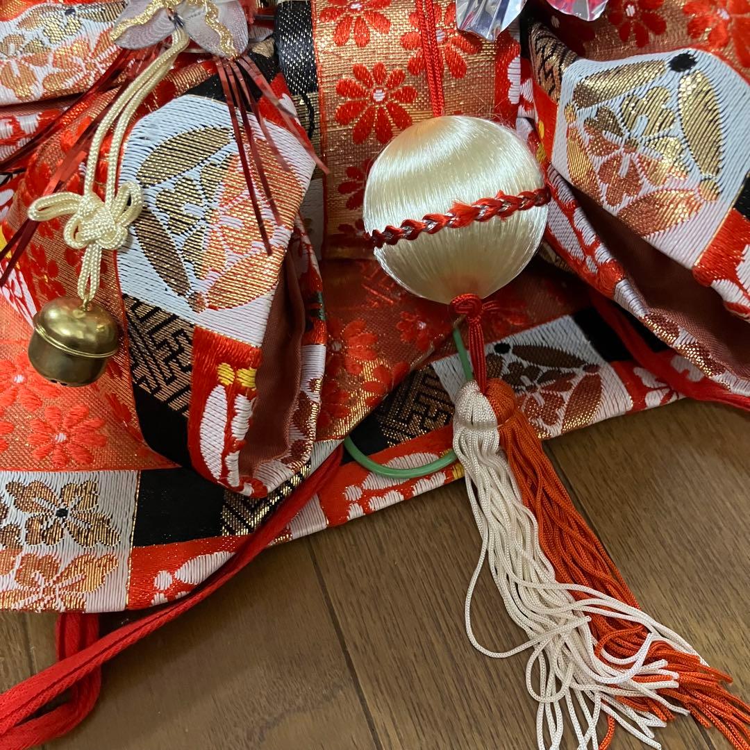 昭和レトロ 京ちご 結び帯 子供用 着物 和装小物 七五三参り お祝い