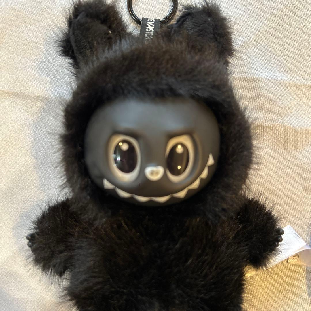 可愛い真っ黒ラブブ Labubu ブラック アフリカンエディション 黒