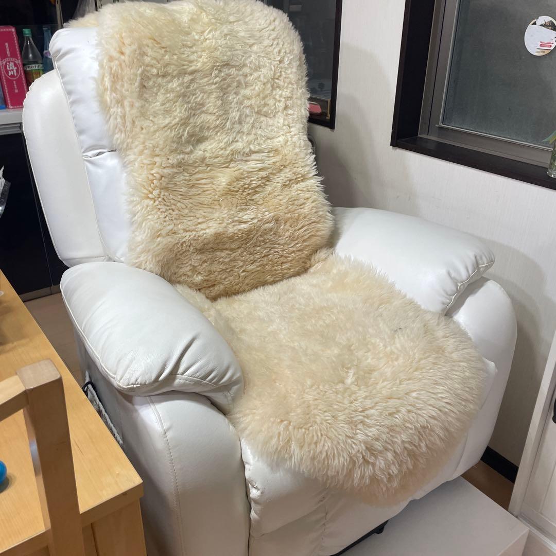 お引取り限定！電動ラウンジチェア SHIFFON（シフォン）ホワイト