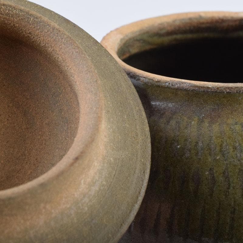 タイ古陶磁 スンコロク 宋胡録 青磁 蓋壷 C 9088 - メルカリ