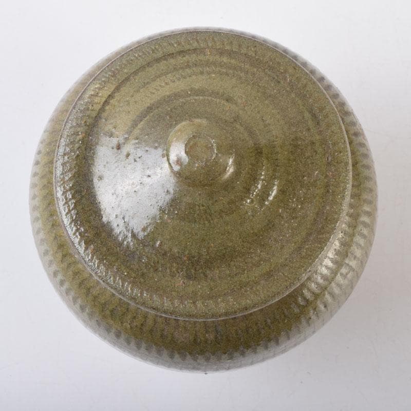 タイ古陶磁 スンコロク 宋胡録 青磁 蓋壷 C 9088 - メルカリ